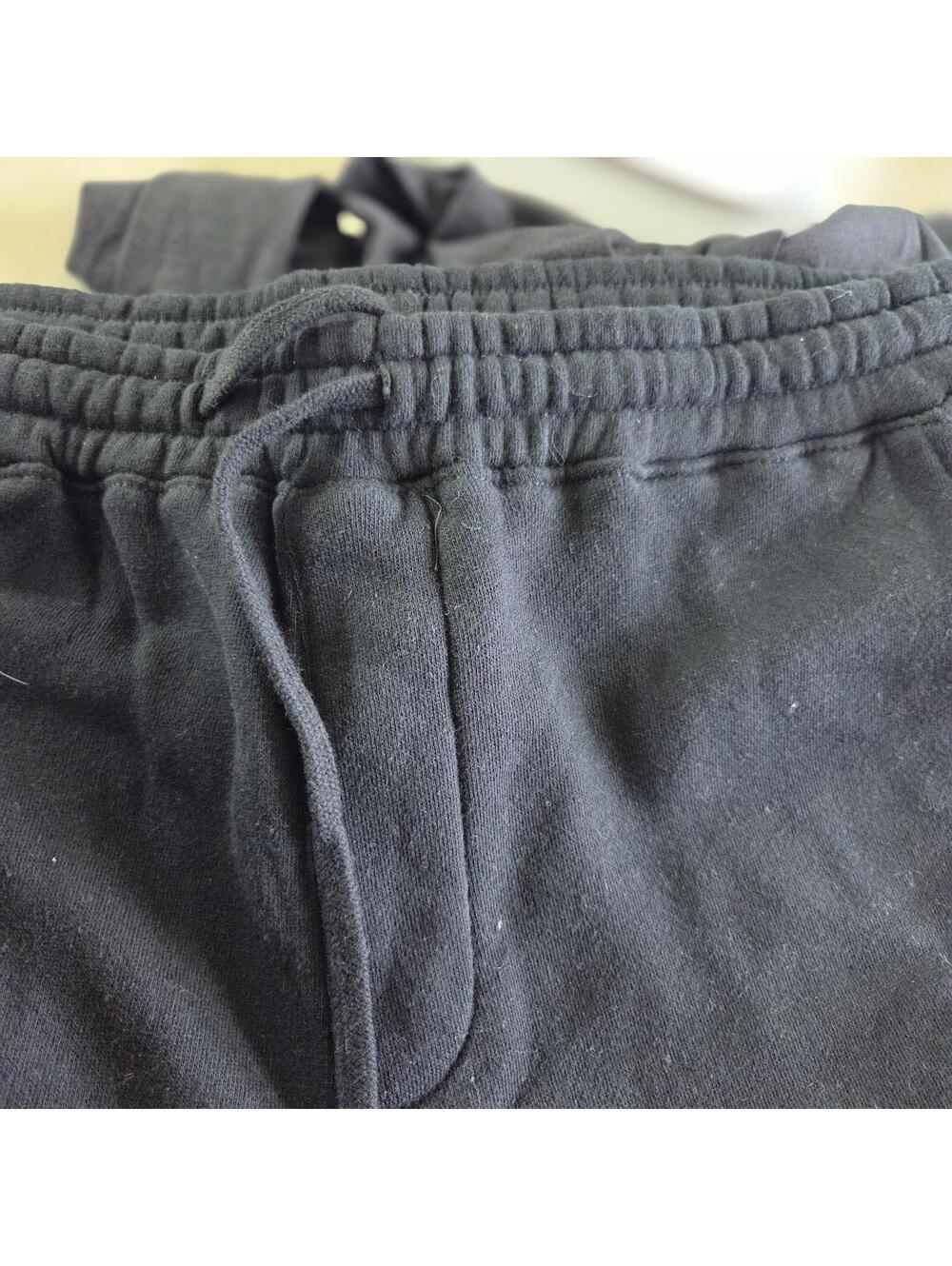 CLOAK Black Drawstring Jogger Sweatpants